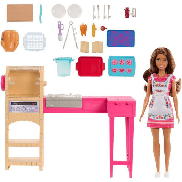 BARBIE TERESA RECETA DE LA AMISTAD SET DE COCINA 3