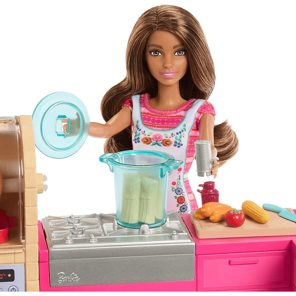 BARBIE TERESA RECETA DE LA AMISTAD SET DE COCINA 6