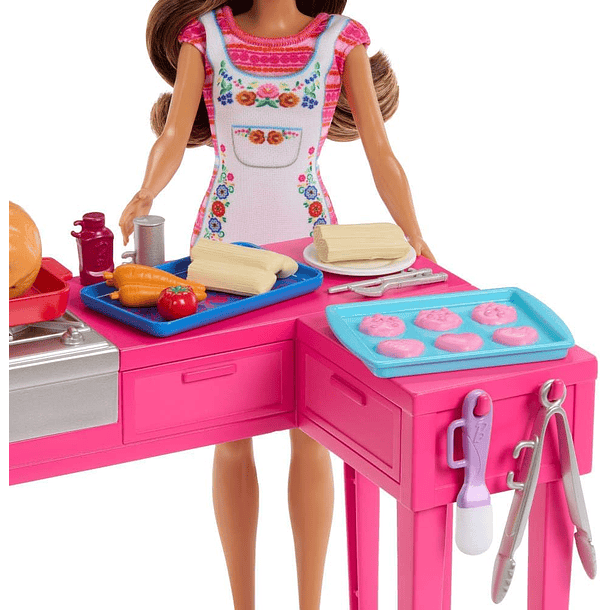 BARBIE TERESA RECETA DE LA AMISTAD SET DE COCINA 2