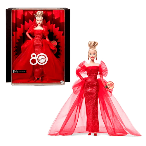 BARBIE SIGNATURE MUÑECA COLECCIÓN MATTEL 80TH ANNIVERSARY