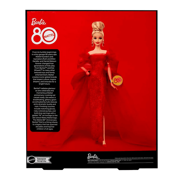 BARBIE SIGNATURE MUÑECA COLECCIÓN MATTEL 80TH ANNIVERSARY 6