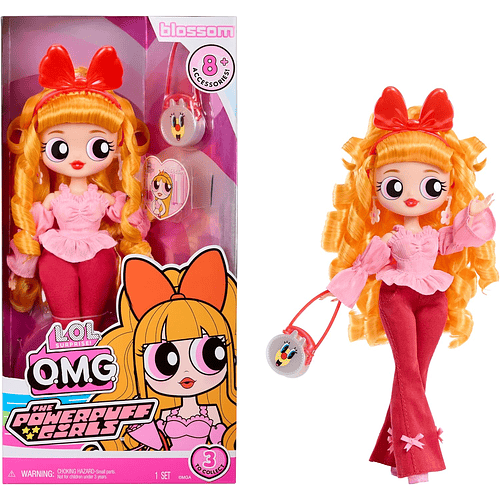 MUÑECA LOL OMG BLOSSOM POWERPUFF GIRLS ORIGINAL MGA