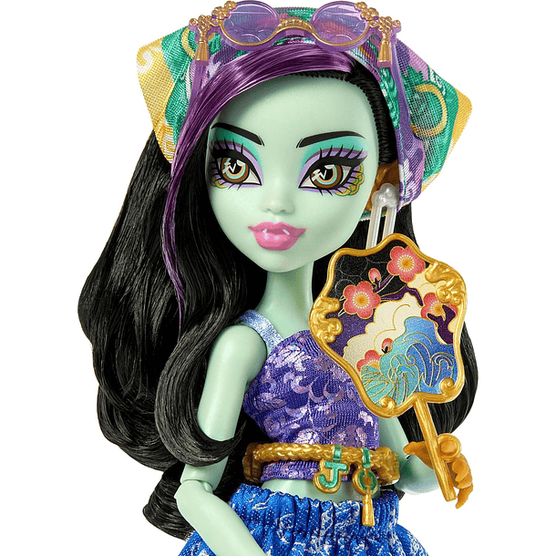 MUÑECA MONSTER HIGH  SKULLTIMATE SERIES JINAFIRE LONG  4
