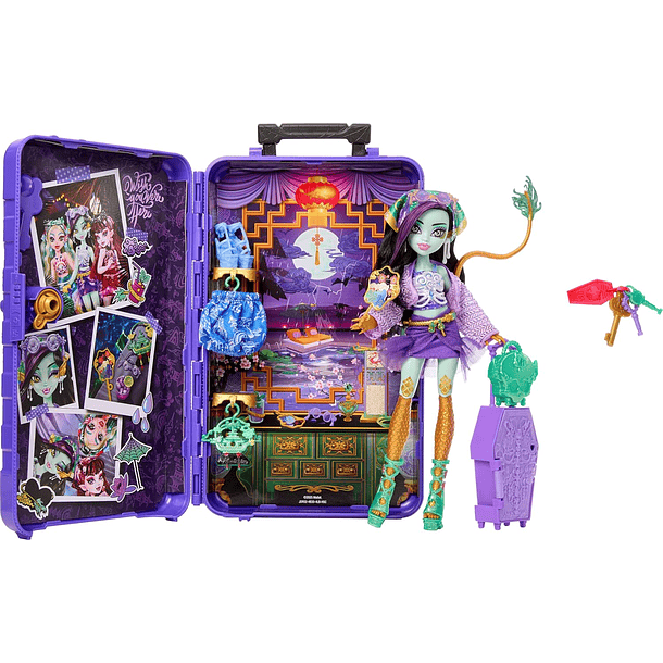 MUÑECA MONSTER HIGH  SKULLTIMATE SERIES JINAFIRE LONG  2