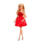 BARBIE MUÑECA MATTEL 80TH ANIVERSARIO VESTIDO ROJO RUBÍ 2