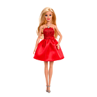 BARBIE MUÑECA MATTEL 80TH ANIVERSARIO VESTIDO ROJO RUBÍ 4