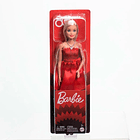 BARBIE MUÑECA MATTEL 80TH ANIVERSARIO VESTIDO ROJO RUBÍ 6