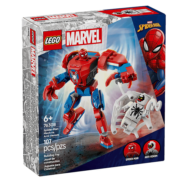 LEGO ARMADURA ROBÓTICA DE SPIDER-MAN VS. EL ANTI-VENOM 10