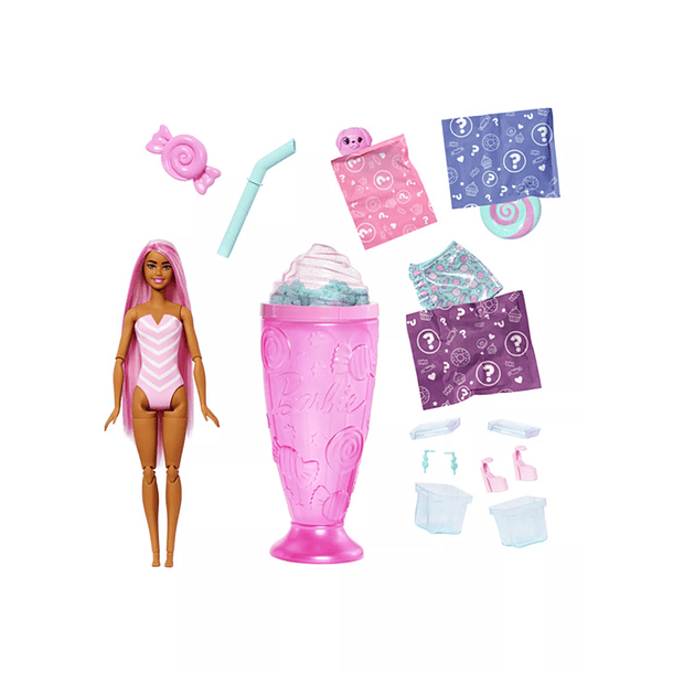 MUÑECA BARBIE POP REVEAL DULCES SORPRESAS 4