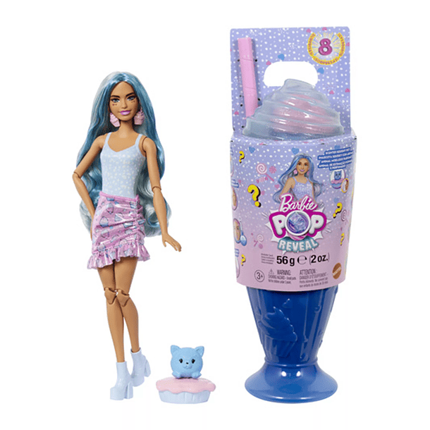 MUÑECA BARBIE POP REVEAL DULCES SORPRESAS 2