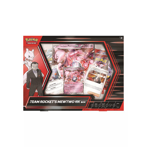 JUEGO DE CARTAS TEAM ROCKET MEWTWO EX BOX ESPAÑOL