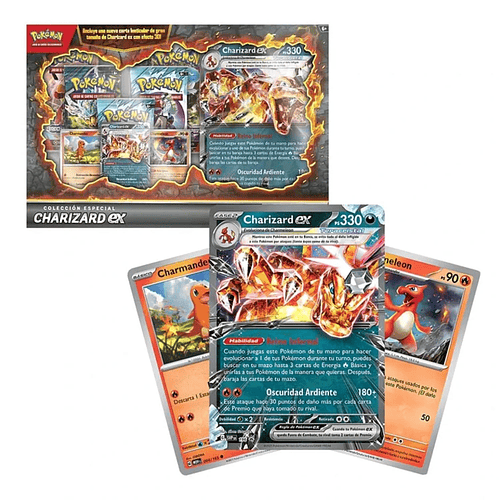 CARTAS POKEMON CHARIZARD EX SPECIAL COLLECTION ESPAÑOL