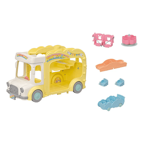 SYLVANIAN FAMILIES 5744 AUTOBÚS DEL ARCOÍRIS 2