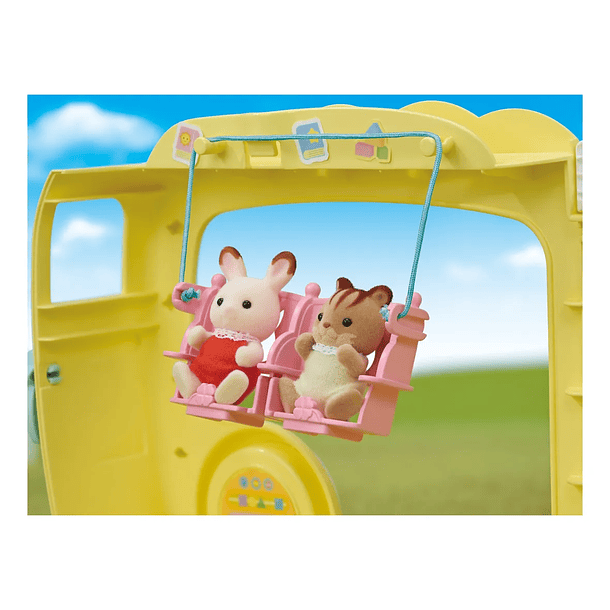 SYLVANIAN FAMILIES 5744 AUTOBÚS DEL ARCOÍRIS 3