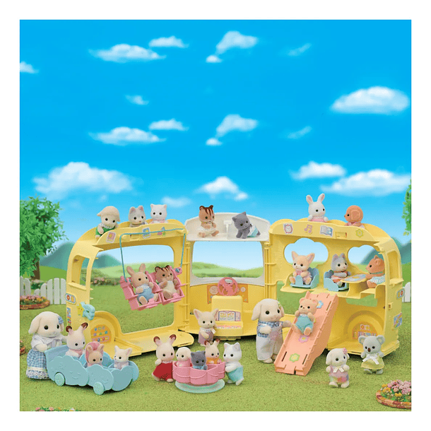 SYLVANIAN FAMILIES 5744 AUTOBÚS DEL ARCOÍRIS 6