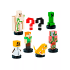 PACK DE LUJO 8 FIGURAS TIMBRE GOLEM DE NIEVE MINECRAFT 2