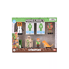 PACK DE LUJO 8 FIGURAS TIMBRE GOLEM DE NIEVE MINECRAFT 3