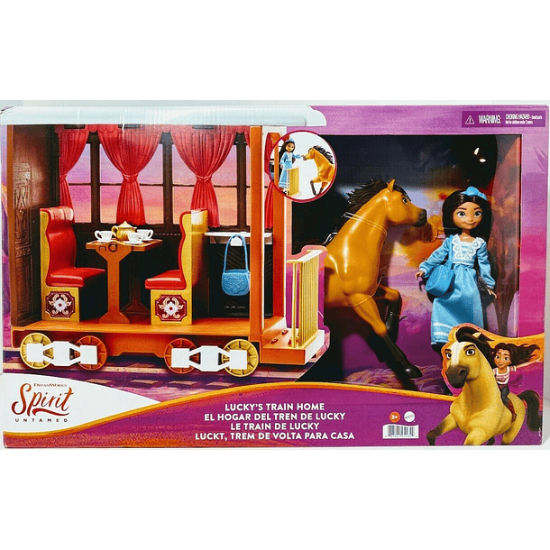 DREAMWORKS SPIRIT EL HOGAR DEL TREN DE LUCKY 4