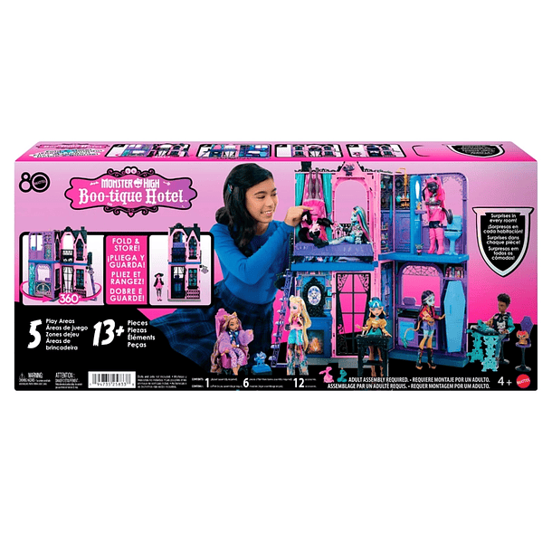 MONSTER HIGH CASA DE MUÑECAS HOTEL BOO-TIQUE 3