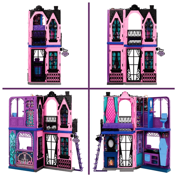 MONSTER HIGH CASA DE MUÑECAS HOTEL BOO-TIQUE 4
