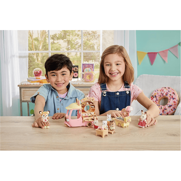 SYLVANIAN FAMILIES 05808 FURGONETA DE DONUTS 3