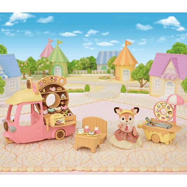 SYLVANIAN FAMILIES 05808 FURGONETA DE DONUTS 10