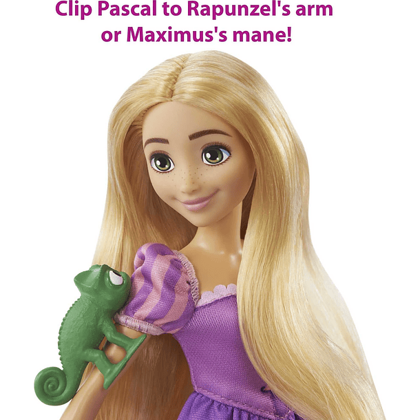RAPUNZEL Y MAXIMUS DISNEY PRINCESS SET ORIGINAL 5