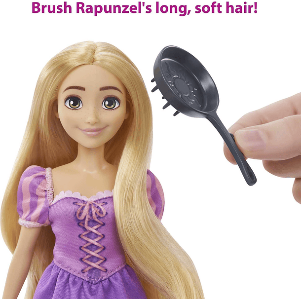 RAPUNZEL Y MAXIMUS DISNEY PRINCESS SET ORIGINAL 6