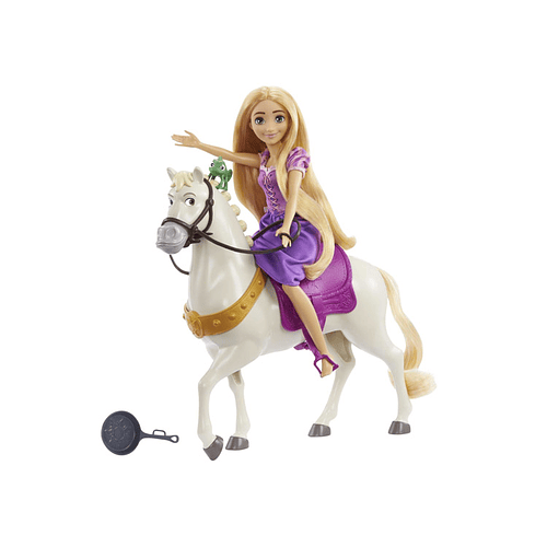 RAPUNZEL Y MAXIMUS DISNEY PRINCESS SET ORIGINAL