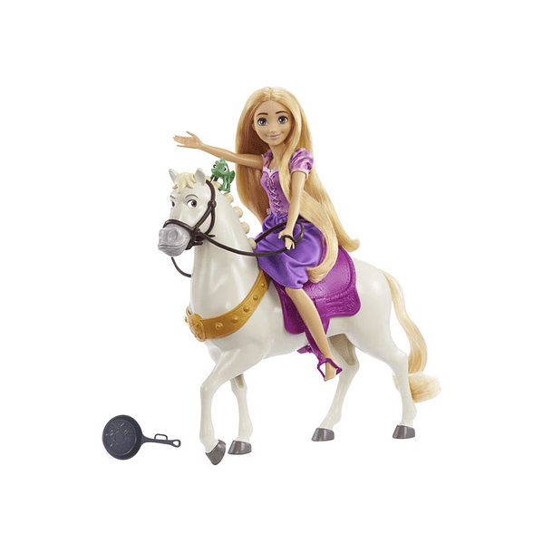 RAPUNZEL Y MAXIMUS DISNEY PRINCESS SET ORIGINAL 1