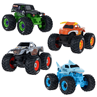 SET 4 MONSTER JAM 1:43 ARMAR Y DESARMAR ORIGINAL 2