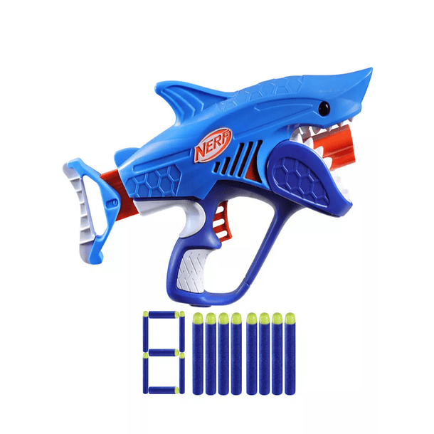 LANZADOR NERF JUNIOR WILD SHARKFIRE 3