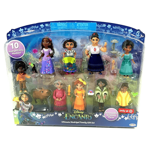 SET FIGURAS DISNEY ENCANTO FAMILIA MADRIGAL 10 PZS
