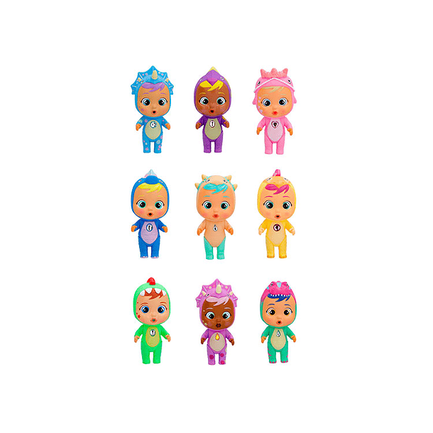 CRY BABIES ICY WORLD DINOS - MODELO ALEATORIO 6