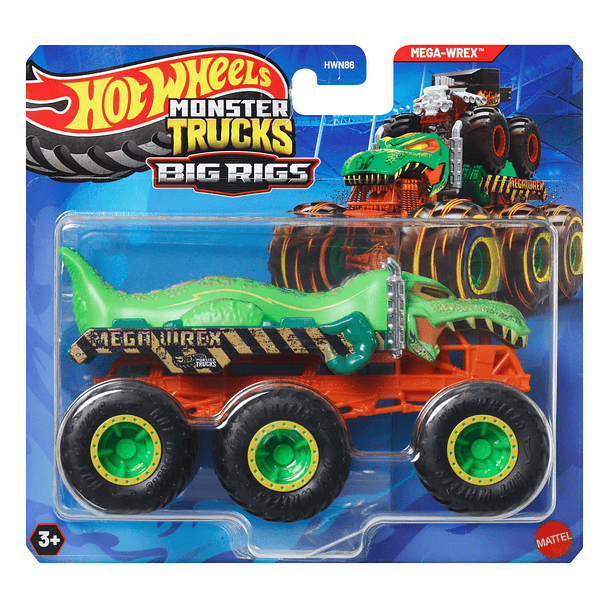 HOT WHEELS CAMIONES REMOLQUE ESCALA 1:64 MEGA WREX 2