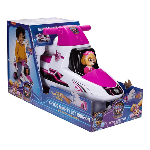 CORREPASILLOS SKYE MIGHTY JET RIDE-ON PAW PATROL SONIDO