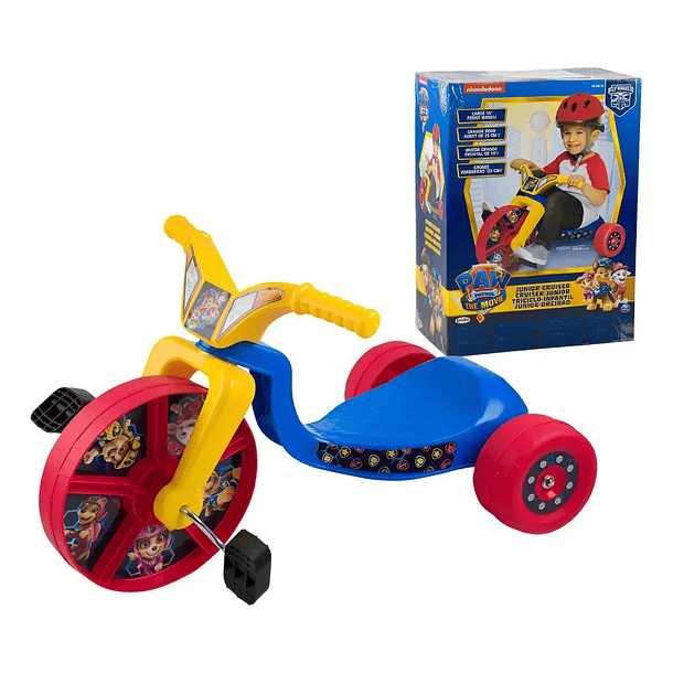 TRICICLO INFANTIL PAW PATROL JUNIOR CRUISER 8