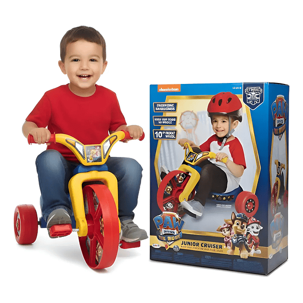 TRICICLO INFANTIL PAW PATROL JUNIOR CRUISER 9