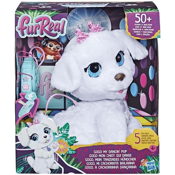 HASBRO FURREAL GOGO MY DANCING PUPPY INTERACTIVO +50 SONIDOS 2