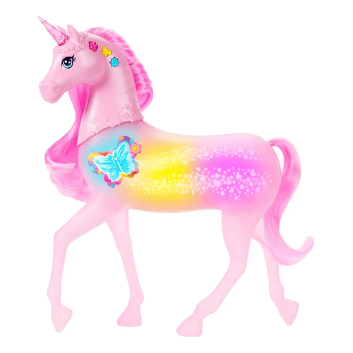 BARBIE UNICORNIO CON LUCES BRILLANTES