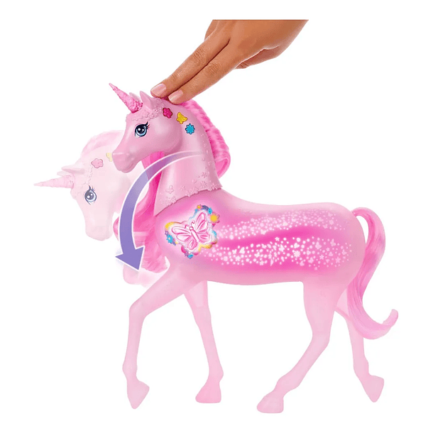 BARBIE UNICORNIO CON LUCES BRILLANTES 3