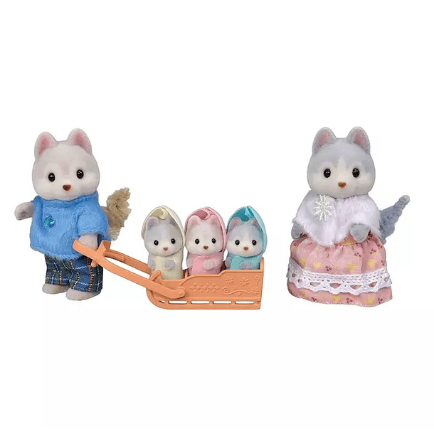 SYLVANIAN FAMILIES 5639 HUSKY FAMILY 1