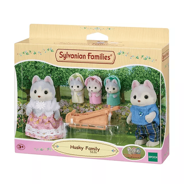 SYLVANIAN FAMILIES 5639 HUSKY FAMILY 4