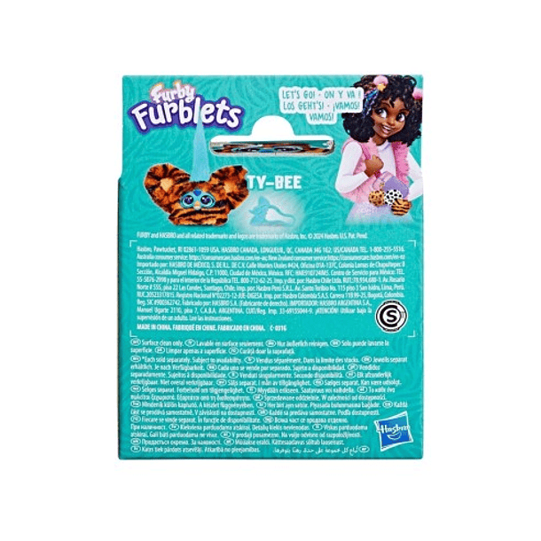 MINIAMIGO INTERACTIVO FURBY FURBLETS TY-BEE 3