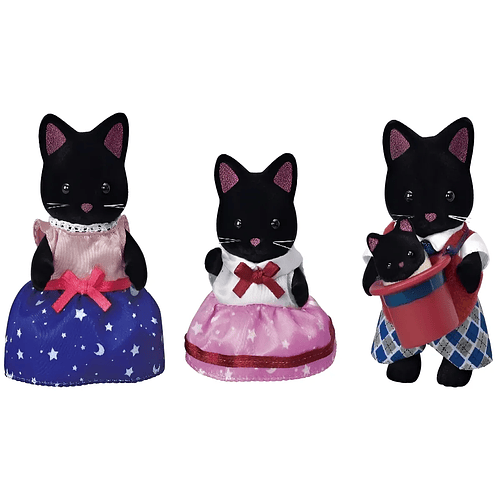 SYLVANIAN FAMILIES 5530 FAMILIA GATO MIDNIGHT CAT