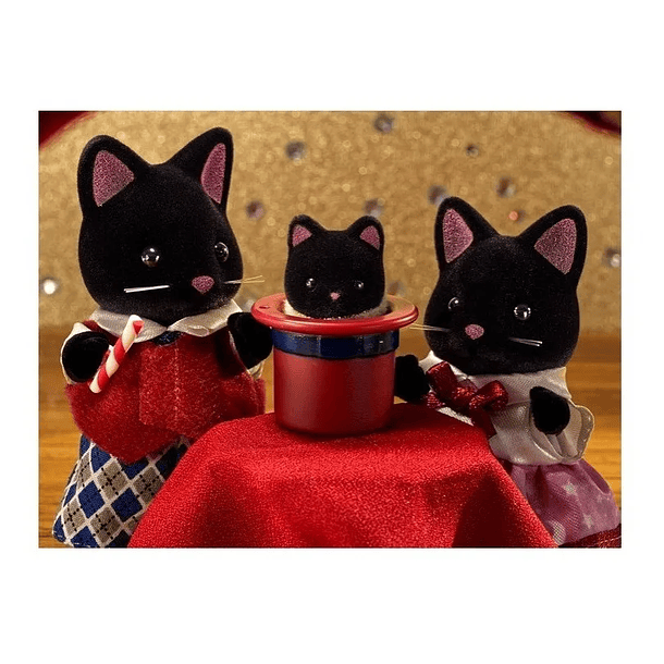 SYLVANIAN FAMILIES 5530 FAMILIA GATO MIDNIGHT CAT 2