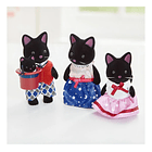 SYLVANIAN FAMILIES 5530 FAMILIA GATO MIDNIGHT CAT 3