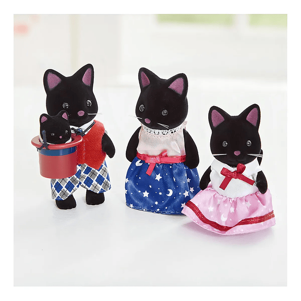 SYLVANIAN FAMILIES 5530 FAMILIA GATO MIDNIGHT CAT 3