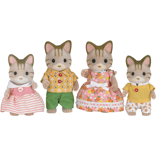 SYLVANIAN FAMILIES 5180 FAMILIA GATO RAYADO STRIPED
