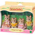 SYLVANIAN FAMILIES 5180 FAMILIA GATO RAYADO STRIPED 3